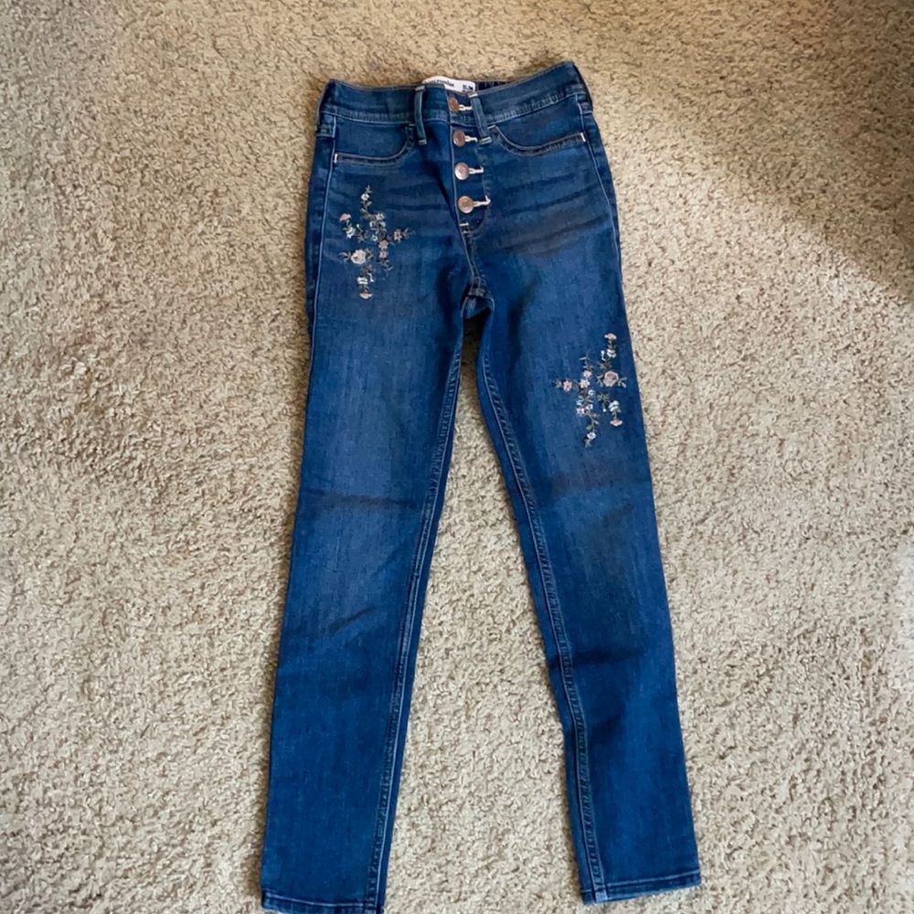 Abercrombie kids high rise jean jegging